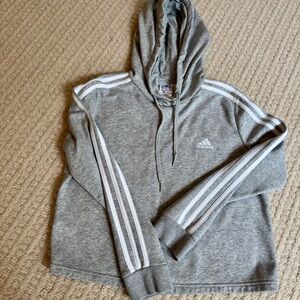 Adidas Heather Gray Hoodie